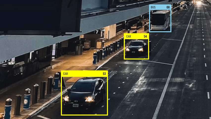 AI identifying vehicle type and vehicle id