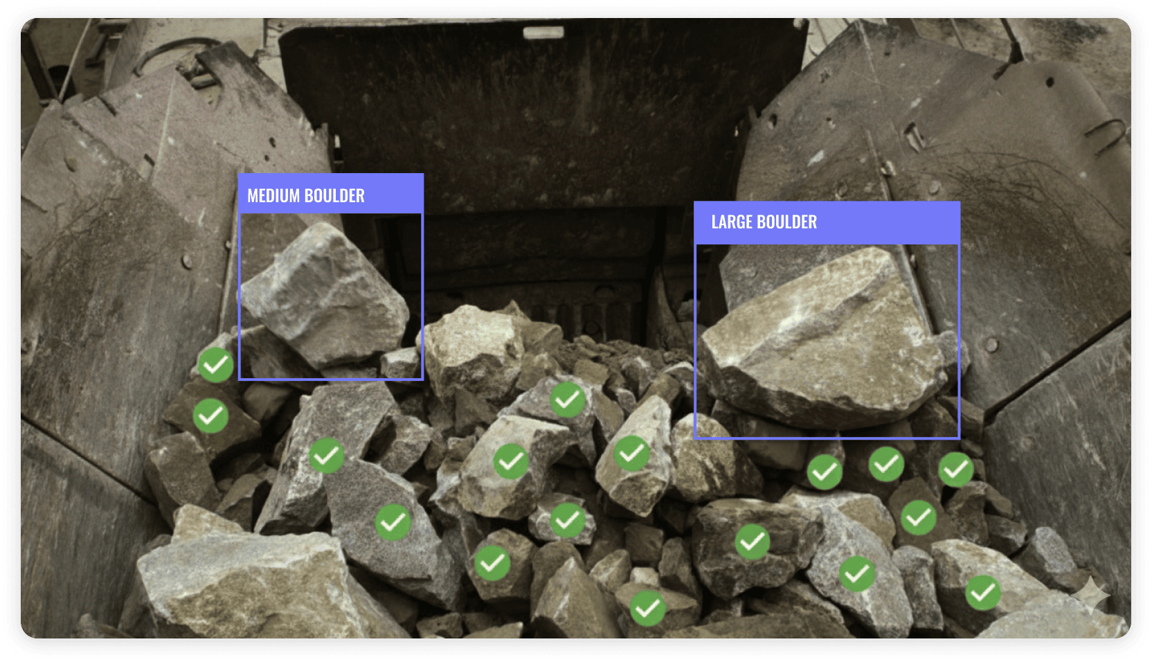 Crusher Boulder Size Detection 