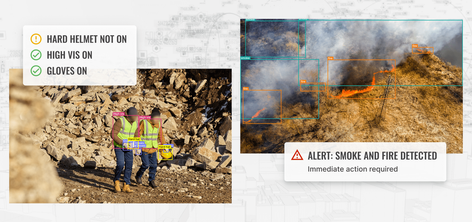 Featured image: AI apps for PPE detection and smoke and fire detection - Read full post: Enhancing Workplace Safety with Unleash live's AI Safety Apps