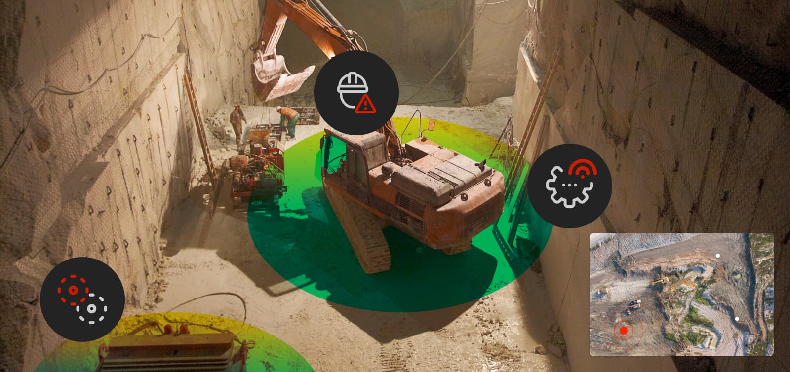 Featured image: An excavator linked to a Mining Digital Video Management System, providing information about worker safety, machine proximity through a connected mining digital video management system - Read full post: Igniting AI Computer Vision Into Mining DVMS