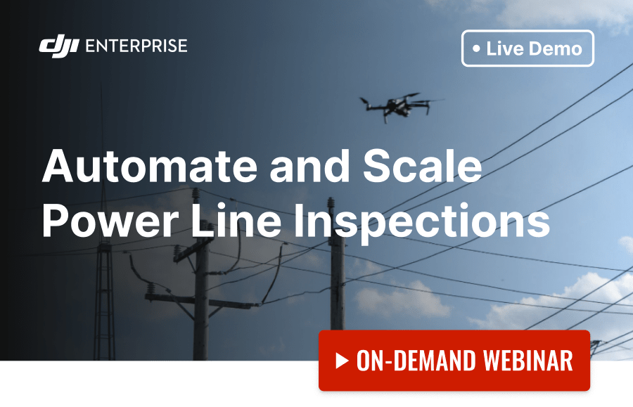 Featured image: Automate and scale power line inspections - Read full post: Live Demo Webinar: Automate and Scale Power Line Inspections