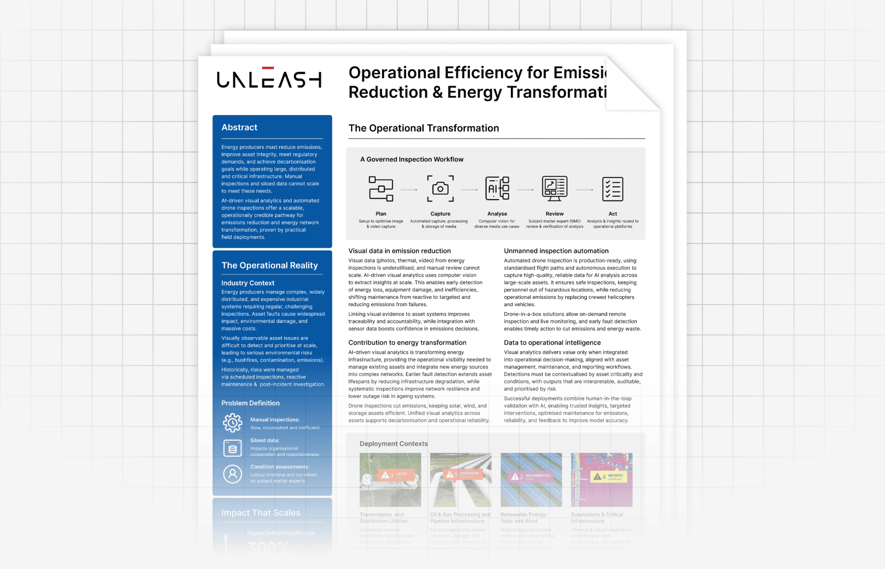 Featured image: White Paper on Operational Operational Efficiency for Emission Reduction & Energy Transformation - Read full post: White Paper - Visual Analytics for Emissions & Energy Transformation