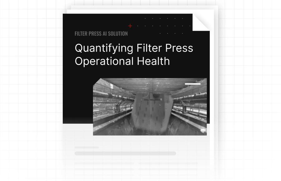 Featured image: Filter press AI solution brief - Read full post: Quantifying Filter Press Operational Health Solution Brief